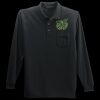 Long Sleeve Silk Touch Polo with Pocket Thumbnail