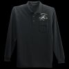 Long Sleeve Silk Touch Polo with Pocket Thumbnail