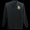 Long Sleeve Silk Touch Polo with Pocket Thumbnail