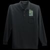 Long Sleeve Silk Touch Polo with Pocket Thumbnail