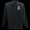 Long Sleeve Silk Touch Polo with Pocket Thumbnail