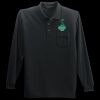 Long Sleeve Silk Touch Polo with Pocket Thumbnail