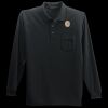 Long Sleeve Silk Touch Polo with Pocket Thumbnail