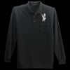 Long Sleeve Silk Touch Polo with Pocket Thumbnail