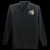 Long Sleeve Silk Touch Polo with Pocket Thumbnail