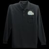 Long Sleeve Silk Touch Polo with Pocket Thumbnail