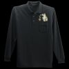 Long Sleeve Silk Touch Polo with Pocket Thumbnail
