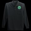 Long Sleeve Silk Touch Polo with Pocket Thumbnail