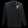 Long Sleeve Silk Touch Polo with Pocket Thumbnail