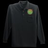 Long Sleeve Silk Touch Polo with Pocket Thumbnail