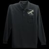Long Sleeve Silk Touch Polo with Pocket Thumbnail