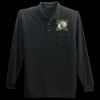 Long Sleeve Silk Touch Polo with Pocket Thumbnail