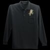 Long Sleeve Silk Touch Polo with Pocket Thumbnail