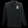Long Sleeve Silk Touch Polo with Pocket Thumbnail