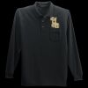 Long Sleeve Silk Touch Polo with Pocket Thumbnail