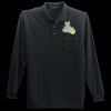 Long Sleeve Silk Touch Polo with Pocket Thumbnail