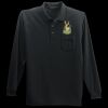 Long Sleeve Silk Touch Polo with Pocket Thumbnail