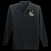 Long Sleeve Silk Touch Polo with Pocket Thumbnail