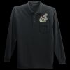 Long Sleeve Silk Touch Polo with Pocket Thumbnail