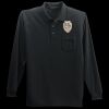 Long Sleeve Silk Touch Polo with Pocket Thumbnail