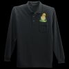 Long Sleeve Silk Touch Polo with Pocket Thumbnail