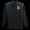 Long Sleeve Silk Touch Polo with Pocket Thumbnail