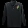 Long Sleeve Silk Touch Polo with Pocket Thumbnail