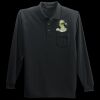 Long Sleeve Silk Touch Polo with Pocket Thumbnail