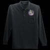 Long Sleeve Silk Touch Polo with Pocket Thumbnail