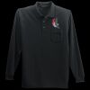 Long Sleeve Silk Touch Polo with Pocket Thumbnail