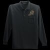 Long Sleeve Silk Touch Polo with Pocket Thumbnail