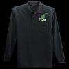 Long Sleeve Silk Touch Polo with Pocket Thumbnail
