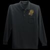 Long Sleeve Silk Touch Polo with Pocket Thumbnail
