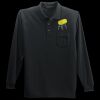 Long Sleeve Silk Touch Polo with Pocket Thumbnail