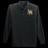 Long Sleeve Silk Touch Polo with Pocket Thumbnail