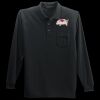 Long Sleeve Silk Touch Polo with Pocket Thumbnail