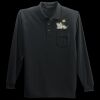 Long Sleeve Silk Touch Polo with Pocket Thumbnail