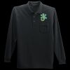 Long Sleeve Silk Touch Polo with Pocket Thumbnail