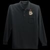 Long Sleeve Silk Touch Polo with Pocket Thumbnail