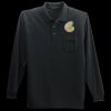 Long Sleeve Silk Touch Polo with Pocket Thumbnail