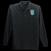 Long Sleeve Silk Touch Polo with Pocket Thumbnail