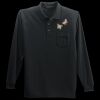 Long Sleeve Silk Touch Polo with Pocket Thumbnail
