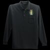 Long Sleeve Silk Touch Polo with Pocket Thumbnail