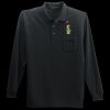 Long Sleeve Silk Touch Polo with Pocket Thumbnail