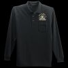 Long Sleeve Silk Touch Polo with Pocket Thumbnail