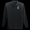 Long Sleeve Silk Touch Polo with Pocket Thumbnail