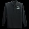 Long Sleeve Silk Touch Polo with Pocket Thumbnail