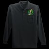 Long Sleeve Silk Touch Polo with Pocket Thumbnail