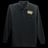 Long Sleeve Silk Touch Polo with Pocket Thumbnail