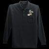 Long Sleeve Silk Touch Polo with Pocket Thumbnail